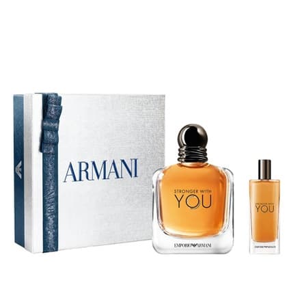 Armani Stronger With You Eau de Toilette Gift Set for him